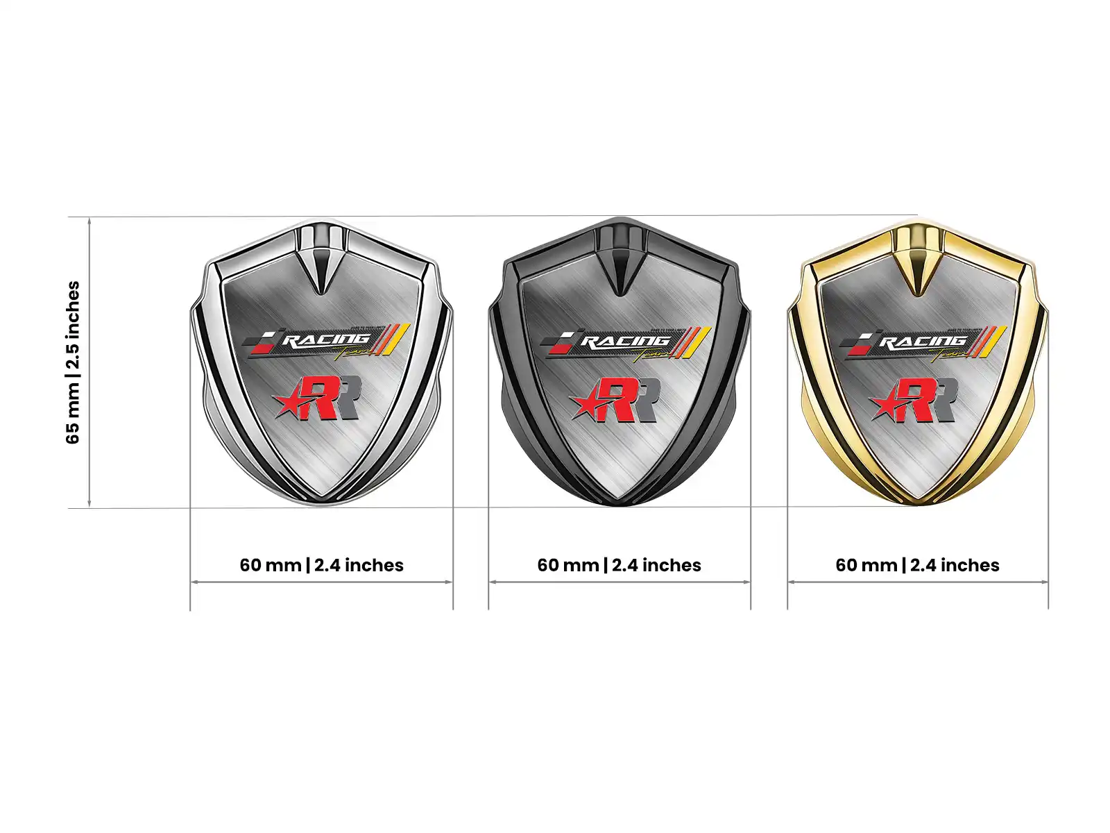 Domed Emblem Badge Tuning Luxury